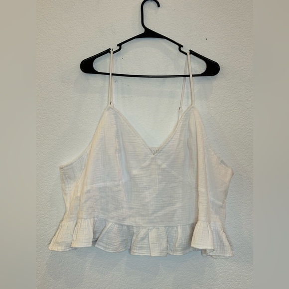 BP Peplum Camisole Spaghetti Strap Top Size 4X - Picture 3 of 6